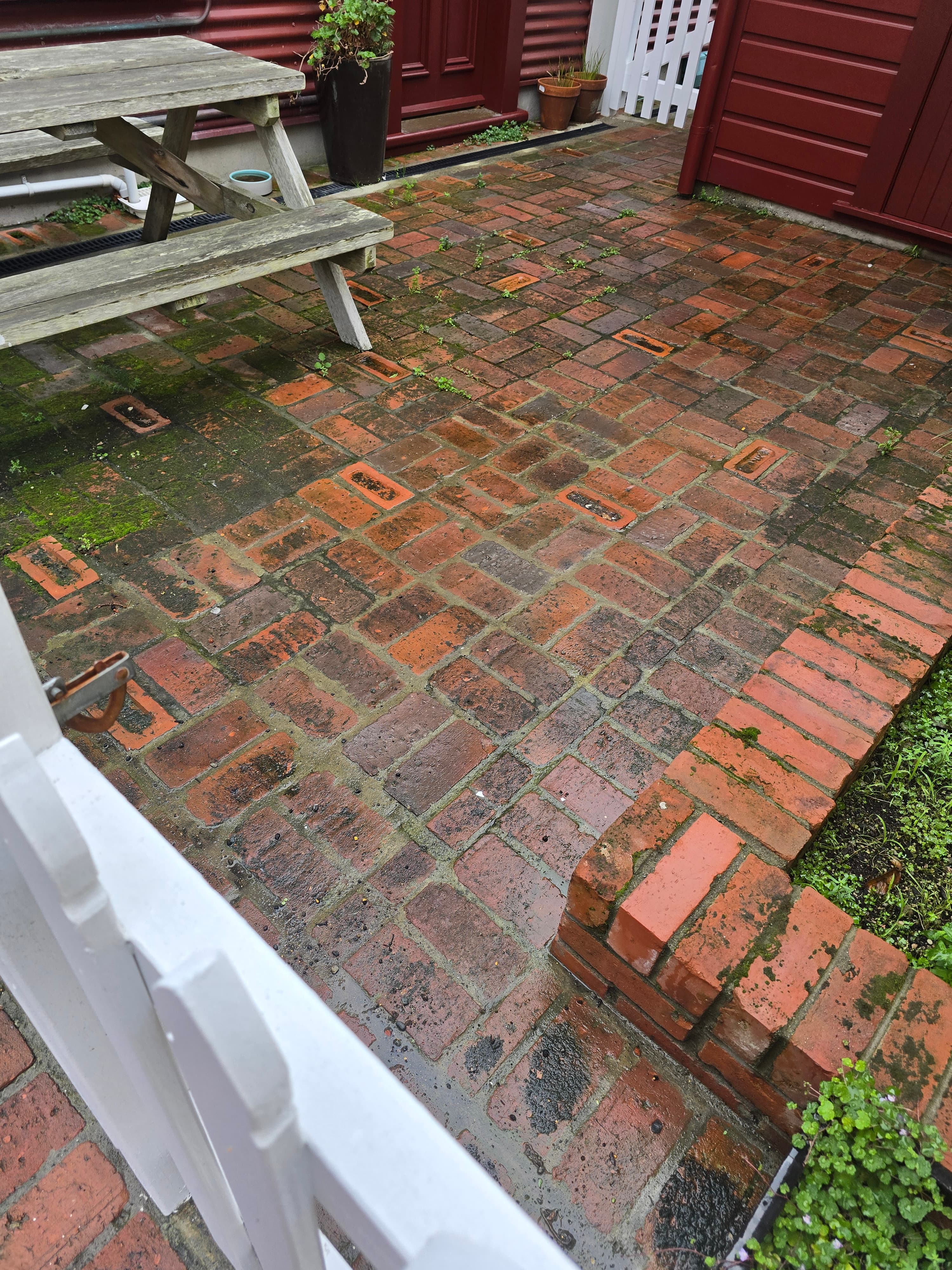 before Brick Washing